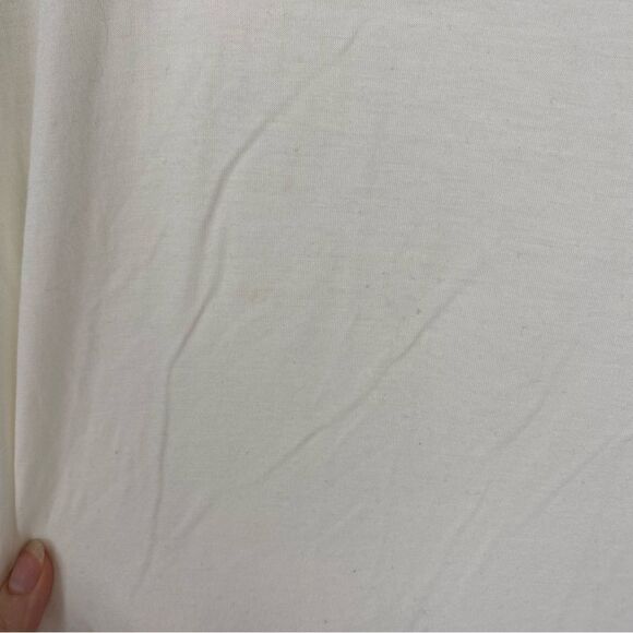 Women’s Scoop Ruffle Neck Long Sleeve White Blouse size S - Picture 5 of 5